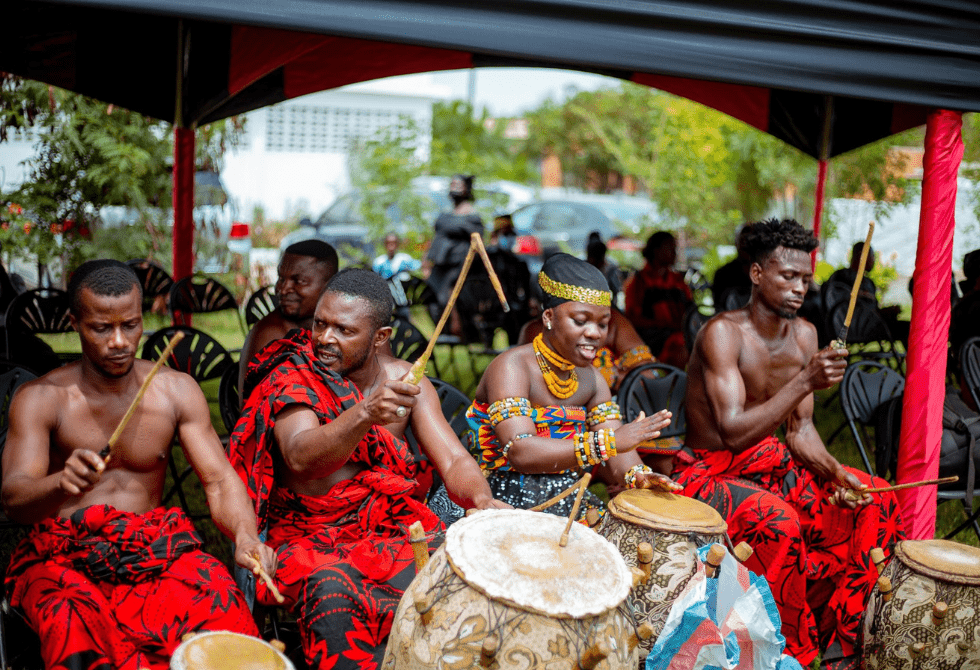 Where It All Began - African Adventure Family Holiday - Accra - Kempinski Hotel - Drumming Tribal People