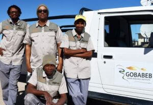 Where It All Began - Namibia & Okavango Overlanding 4x4 Adventure - Namib-Naukluft - Staff Picture and Company Car