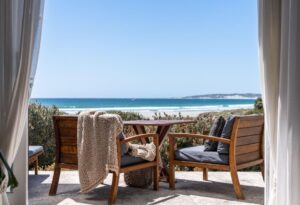 Where It All Began - Off-Road Cycling, Slackpacking & Scuba Diving Adventure - Paternoster - Strandloper Ocean Boutique Hotel - Sitting Chairs on Balcony With Ocean View | Where It All Began - West Coast Cycling & KwaZulu-Natal Diving Adventure - Paternoster - Strandloper Ocean Boutique Hotel - Sitting Chairs on Balcony With Ocean View