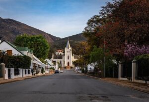 Where It All Began - Eastern & Western Cape 4x4 Camping Adventure - The Crags to Montagu - Olive Stone Farm Cottages - Long Road Leading to Church