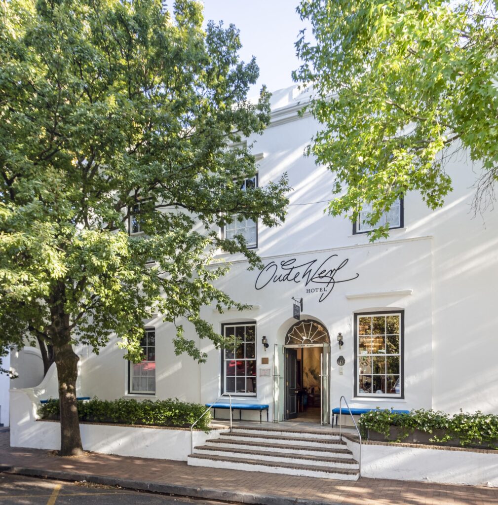 Where It All Began - Golfing Holiday in the Cape Winelands - Stellenbosch - Oude Werf - Oude Werf Entrance