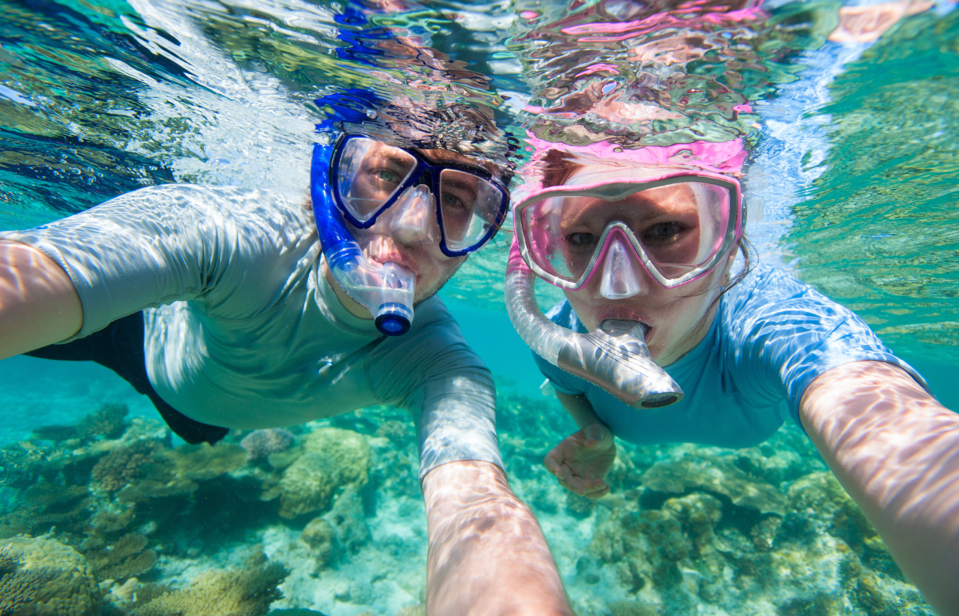 Where It All Began - Journeys - Tropical African Lake and Forrest Slackpacking Adventure - Two Divers on Underwater Snorkelling Adventure