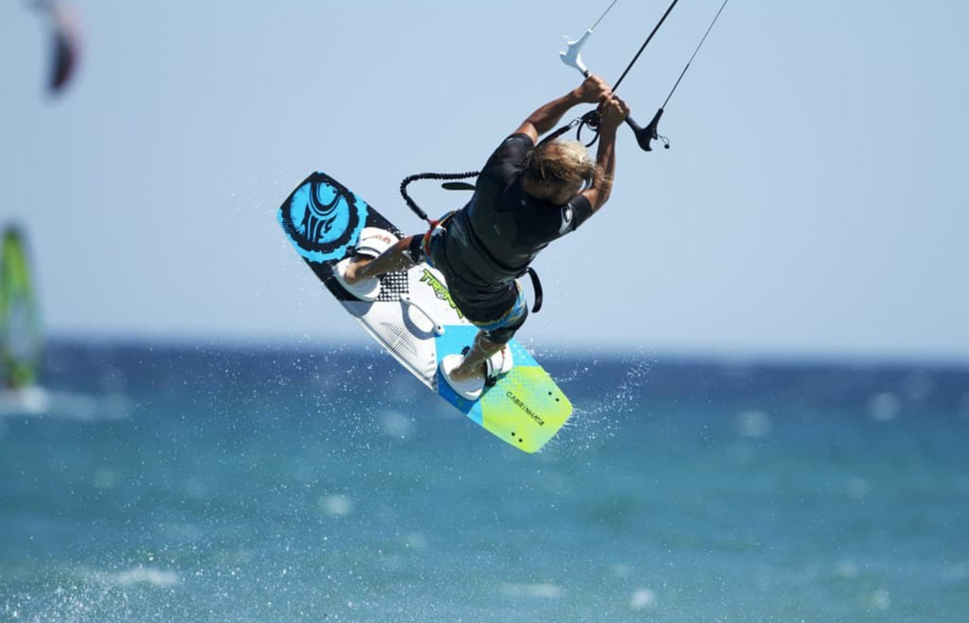 Where It All Began - Journeys - Kitesurfing & Houseboat Escape on the West Coast - Man Kitesurfing and Airborne