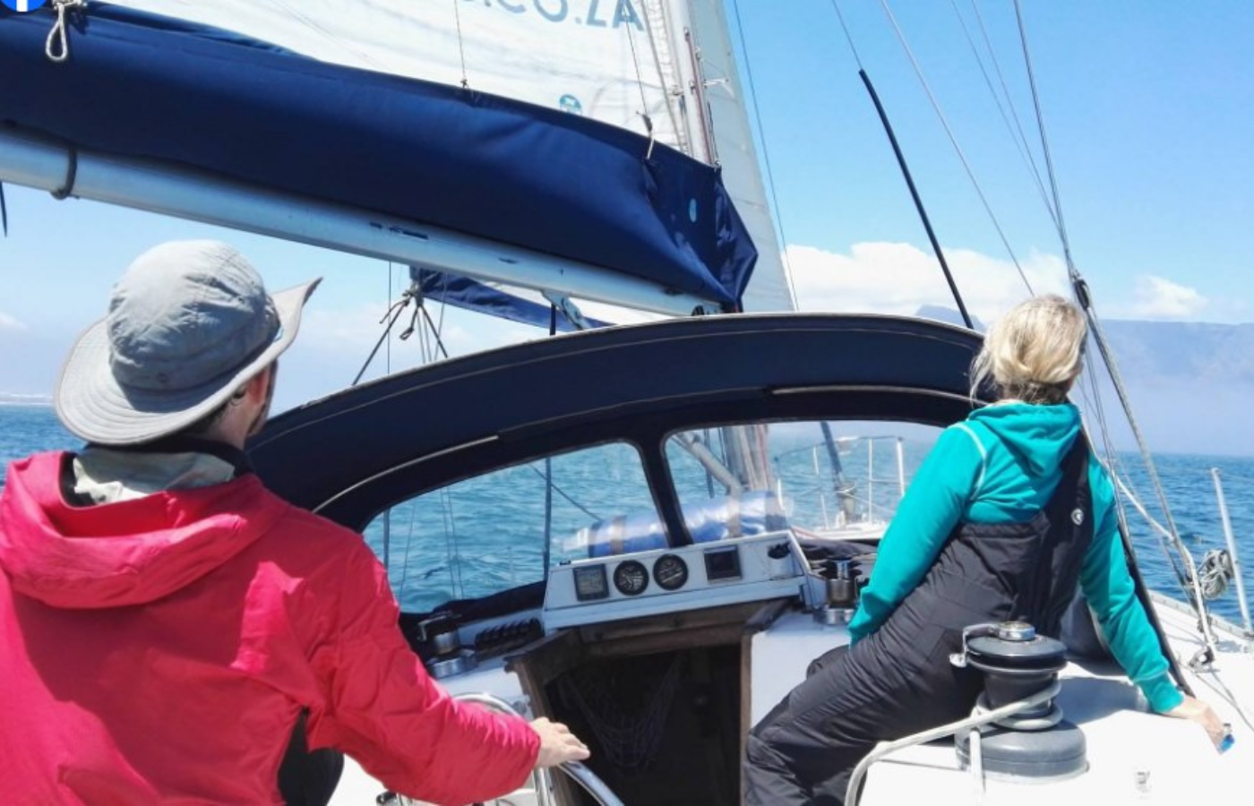 Where It All Began - Journeys - Yacht Sailing around the Cape Peninsula - Couple on Yacht out at Sea