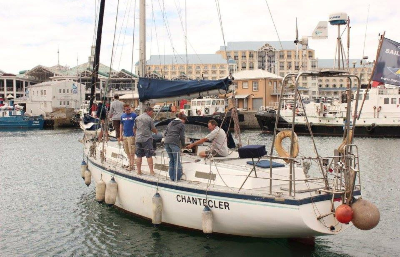 Where It All Began - Journeys - Yacht Sailing around the Cape Peninsula - Crew Preparing for Sail on Yacht at the Waterfront Harbour