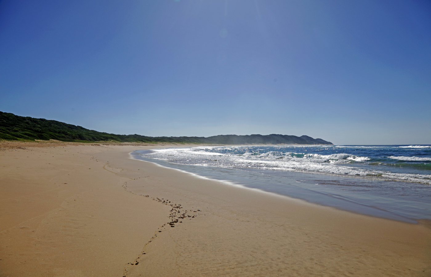 S050 - IT1 - Beautiful View of Ocean and Beach Where It All Began - Journeys - Tropical African Lake and Forrest Slackpacking Adventure - Beautiful View of Ocean and Beach
