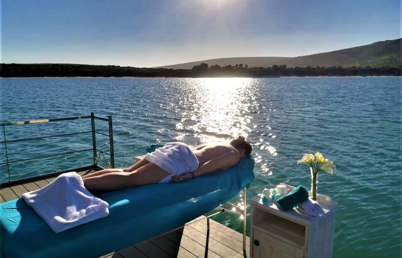 Where It All Began - Journeys - Kitesurfing & Houseboat Escape on the West Coast - Massage done at Kraalbaai Boathouse